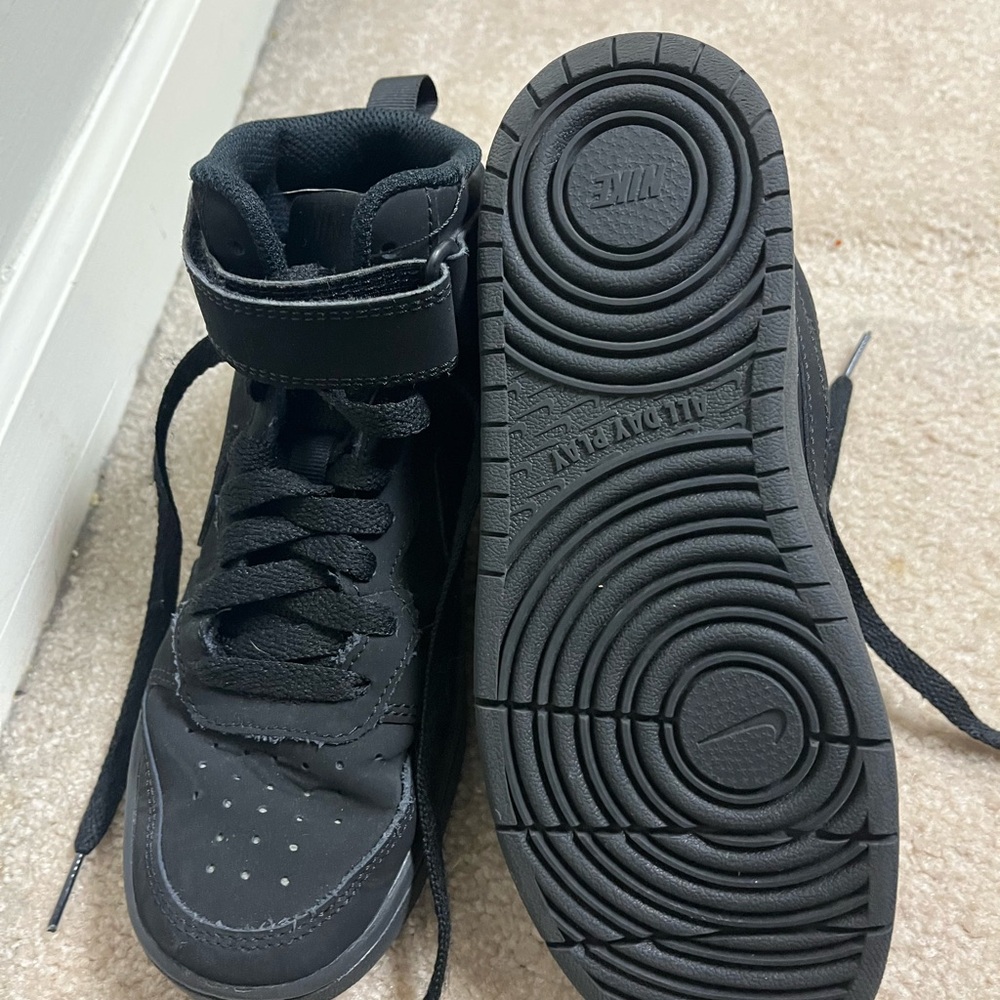 Nike Black High-Top Athletic Shoes